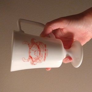 SOLD - Chesapeake Bay Crab milkglass